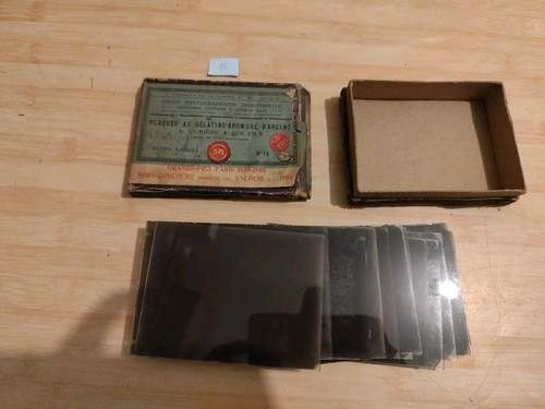 Lot plaques verre en - de, 15