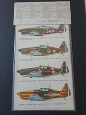 ESCI-N°:6-DECALQUES POUR AVIONS MORANE SAULNIER 406-DEWOITINE 520- 1/72e- NEUF -