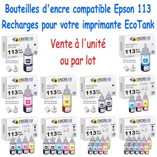 Bouteilles encre compatible - d'encre,