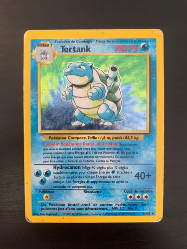 Carte pokémon tortank - carte, 2/102