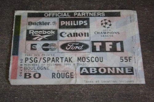 Ticket psg v - ticket,