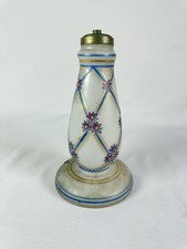 Pied de lampe en opaline Blanche