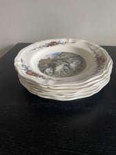 6 assiettes creuses OBERNAI " Sarreguemines résistant lave vaisselle