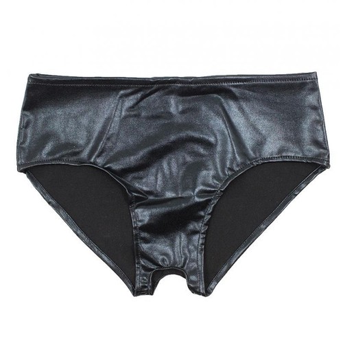Culotte cuir pour femmes - cuir,