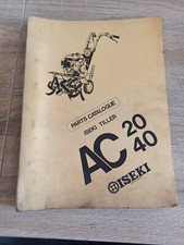 Livret Piece Iseki Ac20 Ac40