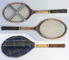 RAQUETTE DE TENNIS - GARCIA - CADRES - SPORT - DECORATION - ANCIEN - VINTAGE