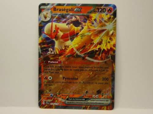 Carte pokémon braségali ex - carte,