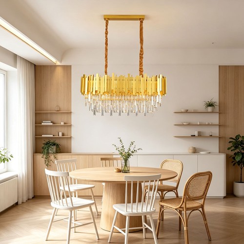 Lustre luxueux cristal 30cm - cristal, 80*30cm