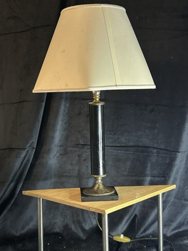 Lampe colonne marbre - , noir
