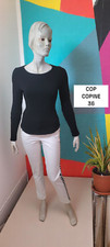 Cop Copine Taille 36 Superbe pull noir femme sweat