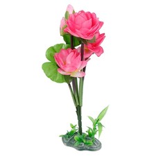 Fleur Lotus plast rose