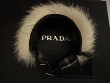 Prada Bracelet en vison blanc