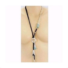 Collier Long Cordon Noir