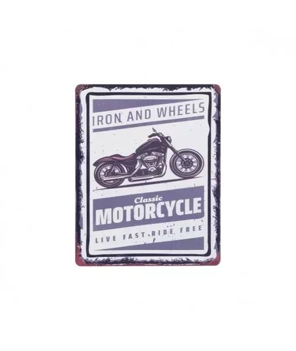 Plaque métal vintage garage