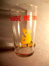 Superbe verre à bière MASSE MEURISSE Raymond SAVIGNAC ours 1950 brasserie Lille