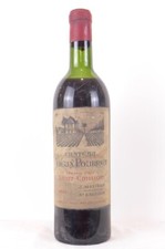 saint-émilion château vieux pourret grand cru rouge 1952 - bordeaux