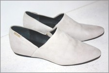 CALVIN KLEIN Chaussures à Enfiler Type Ballerines Daim Mouette T 38 TBE