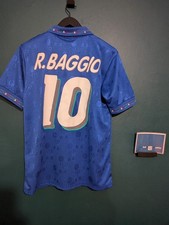 Football Shirt Italy Baggio World Cup 1994 M + 1 FREE Mystery Shirt !