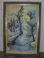 TABLEAU PEINTURE A L'HUILE