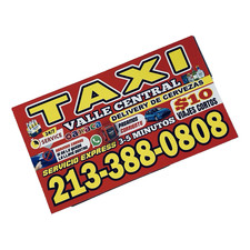 Print Ad Business Card Taxi