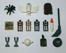 Lego ® Lot 15 Accessoire Minifig Harry Potter Chouette Bâton Lampe Balais Livre