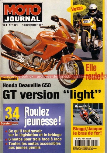 Moto journal 1291 - journal, road
