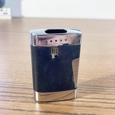 Briquet Ronson Varaflame – Circa 1970, métal chromé et gainage noir, Japon