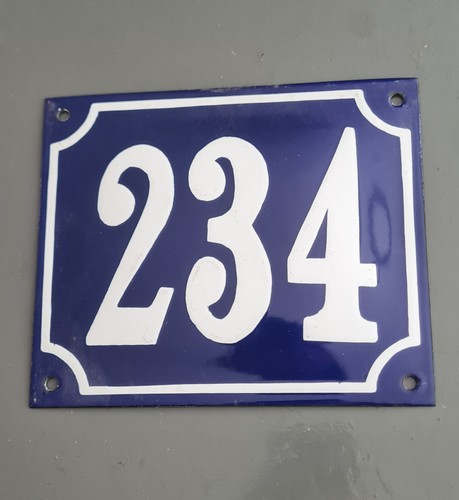 Ancienne plaque émaillée - ancienne,