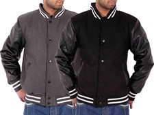 Homme Varsity Veste Aviateur
