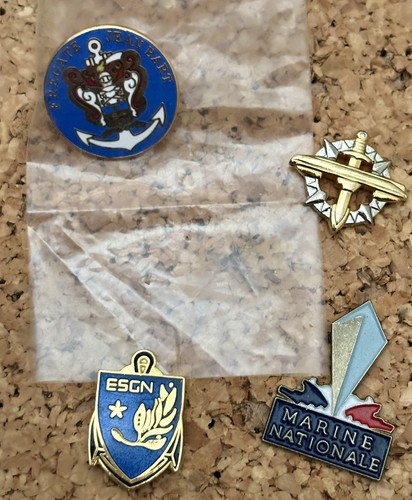 Lot insignes pin marine - lot,