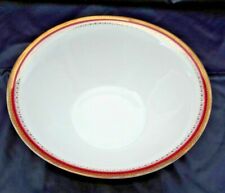 Saladier Rheinpfalz Hartporzellan Germany en porcelaine liseré or et bordeaux