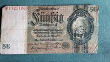 ANCIEN BILLET ALLEMAND de 50 MARKS 1933