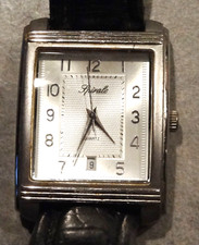 Montre Spirale rectangulaire quartz homme - MOVT Japan - 30 M water resistant