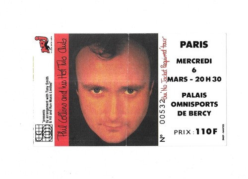 Rare ticket billet concert - rare,