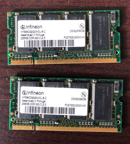 Barrette 256 mo infineon - 1,