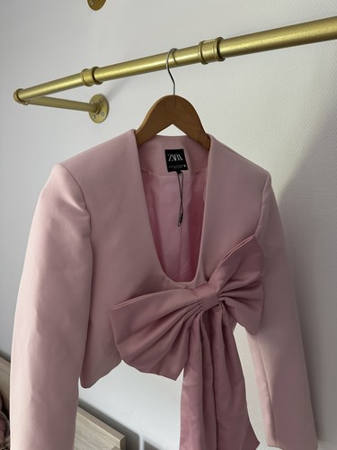 Blazer zara rose - pale, à