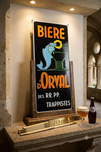 Plaque émaillée biere - émaillée, d'