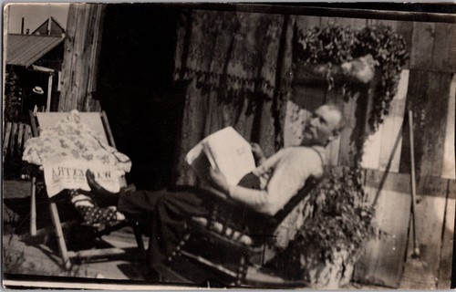Carte postale rppc chaise - postale,