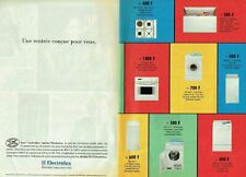 Publicité Advertising 1120  1992  Electrolux  lave-vaisselle machine à laver  2p