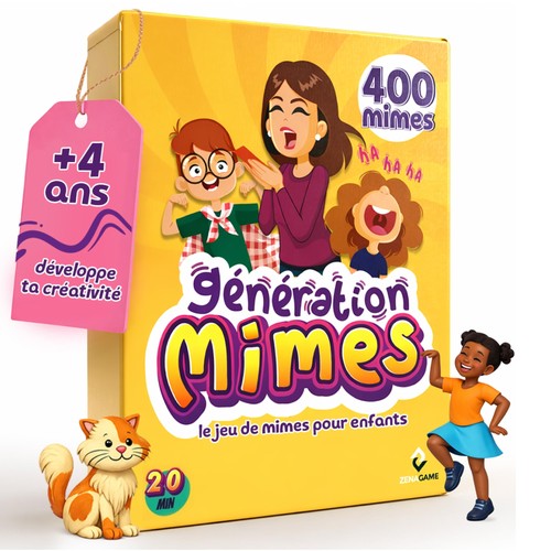 Génération mimes jeu - génération, de