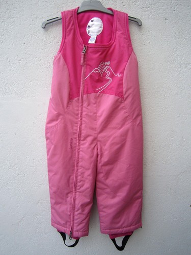 Salopette combinaison rose ski
