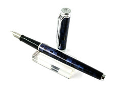 Waterman Harmonie Stylo Plume M Bleu Design Unique Luxe Fountain Pen Blue Unique