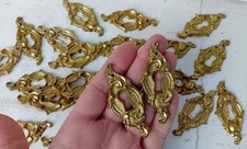 1  ENTRÉE DE CLÉ SERRURE DE MEUBLE en Laiton, 3 cm sur 6,2 cm    N°14C