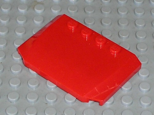 Capot lego city red wedge - capot,