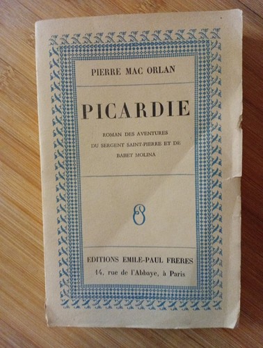Picardie pierre mac orlan - mac,