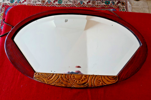 Art deco mirror - art,