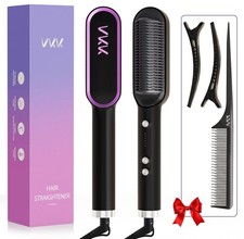 Brosse Lissante Chauffante - Peigne Ionique de Chauffage électrique Ultrarapi...