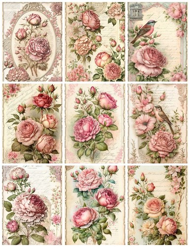 Set vintage shabby chic - shabby,