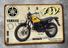 plaque métal vintage Yamaha