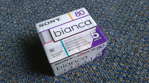 Minidisc sony bianca - minidisc, série